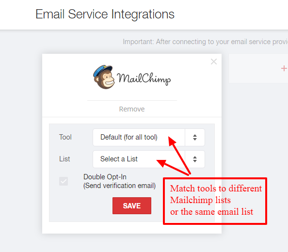 Mailchimp - Zotabox integration